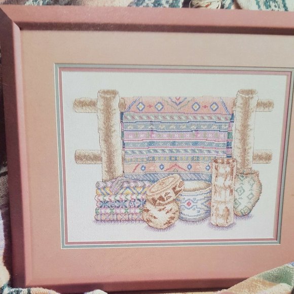 Desert Weavings American Southwest Cross Stitch - Picture 1 of 7